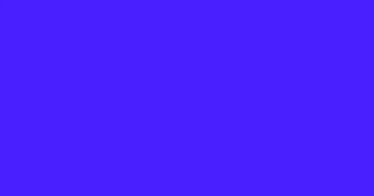 #491eff electric violet color image