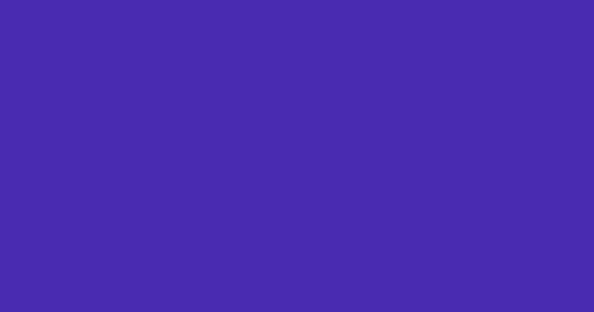#492cb1 purple heart color image