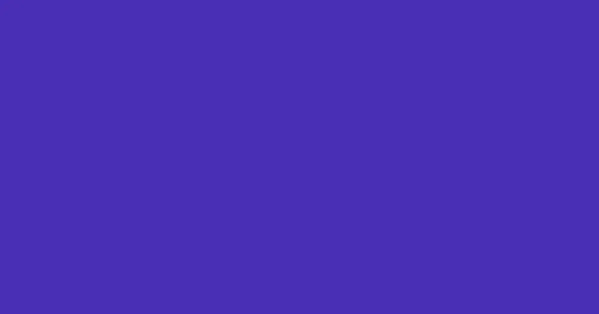 #492eb5 purple heart color image