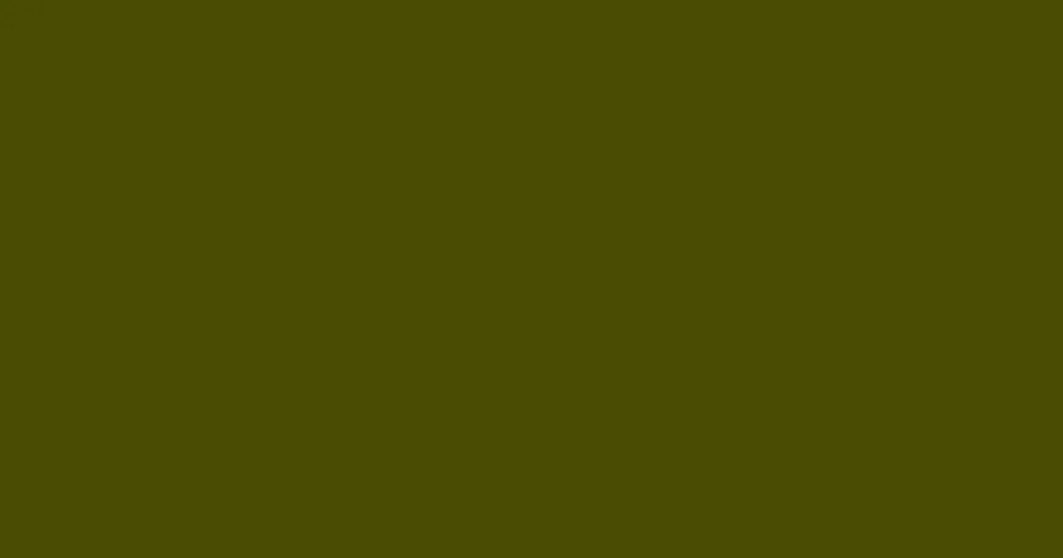 #494c02 verdun green color image