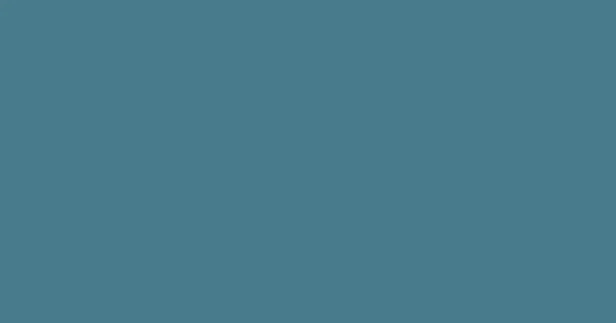 #497c8d smalt blue color image