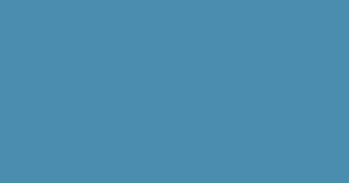 #498caf steel blue color image