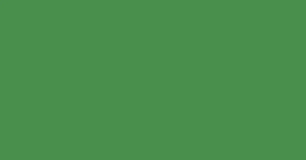 #498e4c hippie green color image