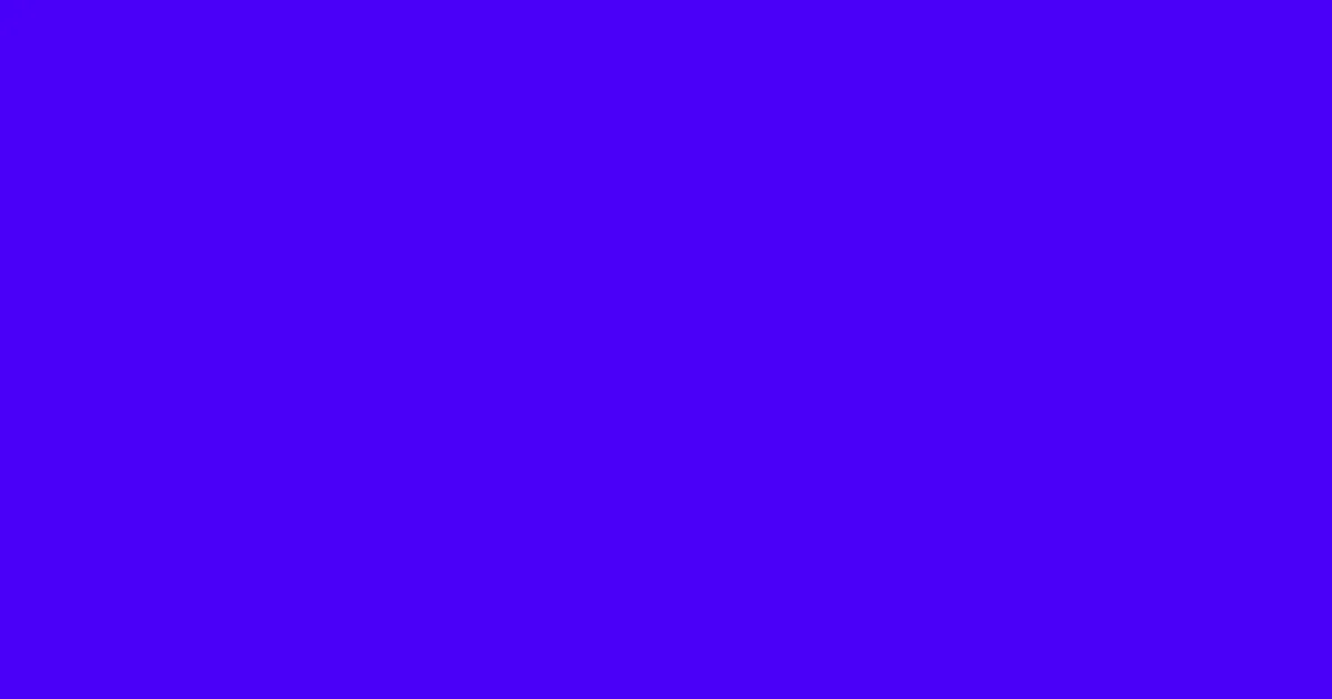 #4a00f7 electric violet color image
