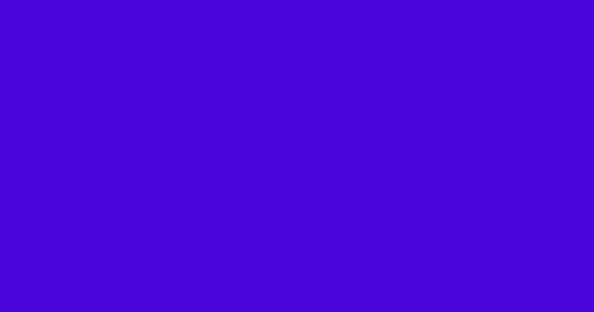 #4a05dc electric violet color image