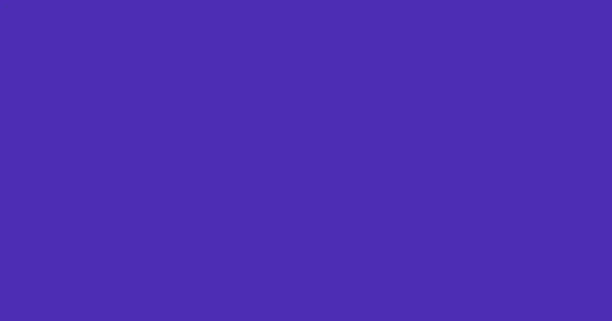 #4a2eb2 purple heart color image