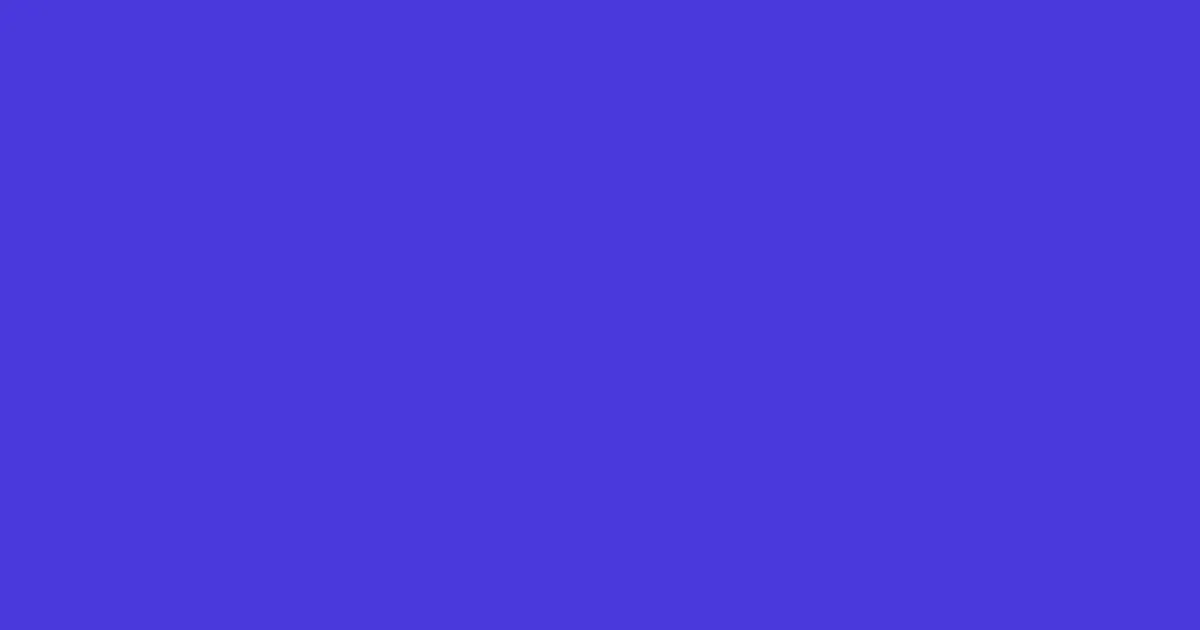 #4a39db royal blue color image