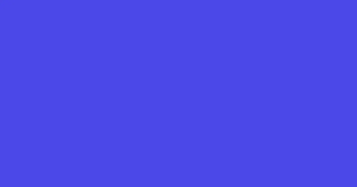 #4a47e8 royal blue color image