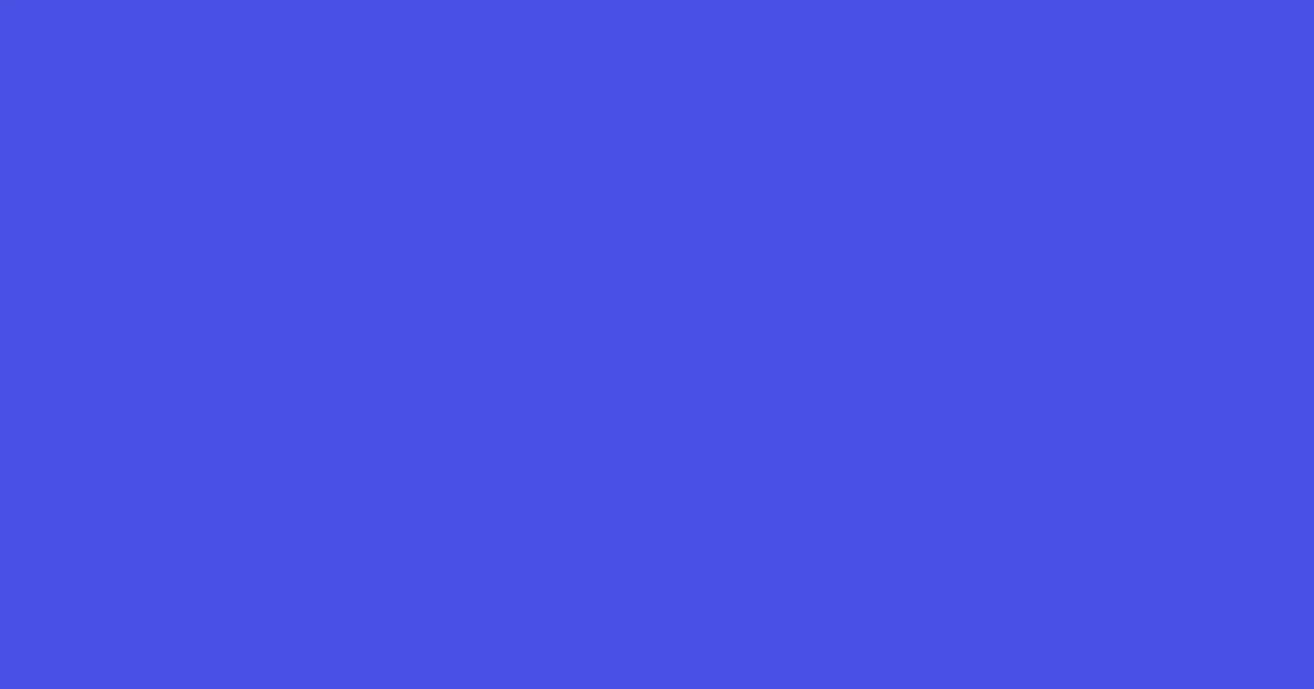 #4a52e7 royal blue color image