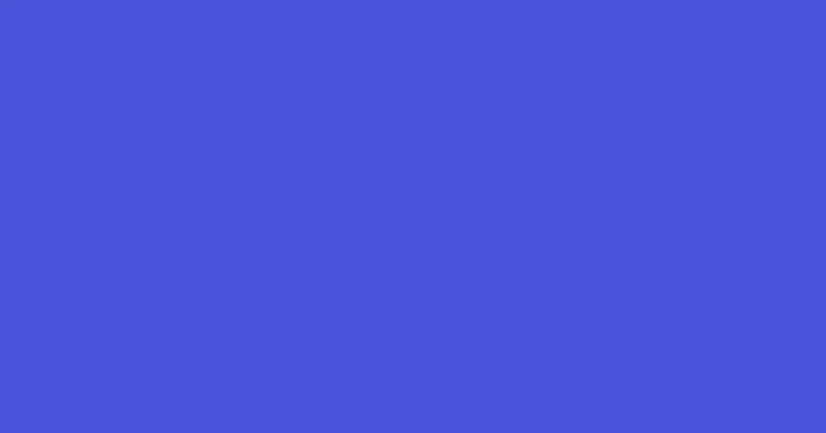 #4a54db royal blue color image