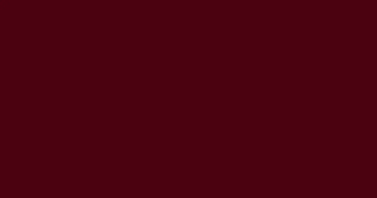 #4b0210 burnt maroon color image