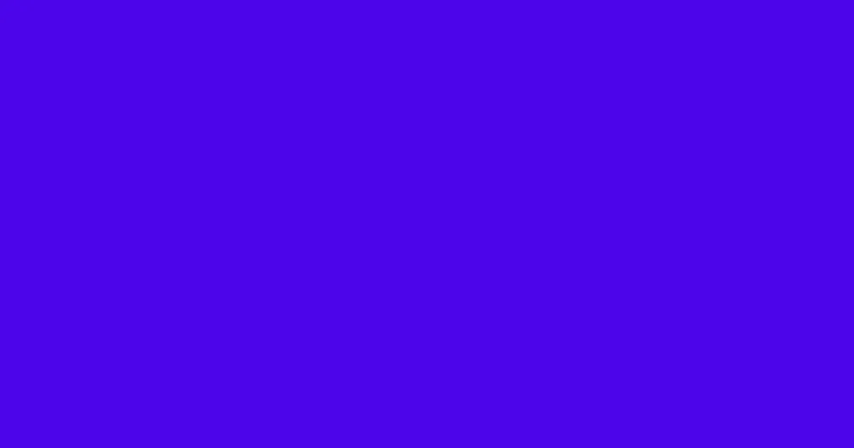 #4b05e9 electric violet color image