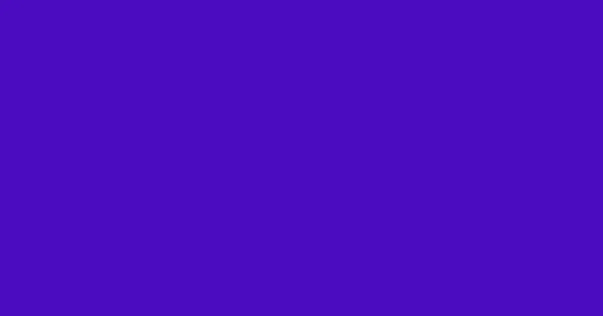 #4b0bc1 purple color image