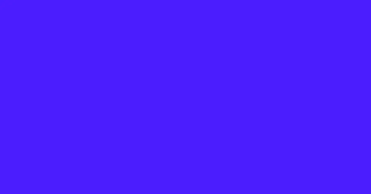 #4b1eff electric violet color image