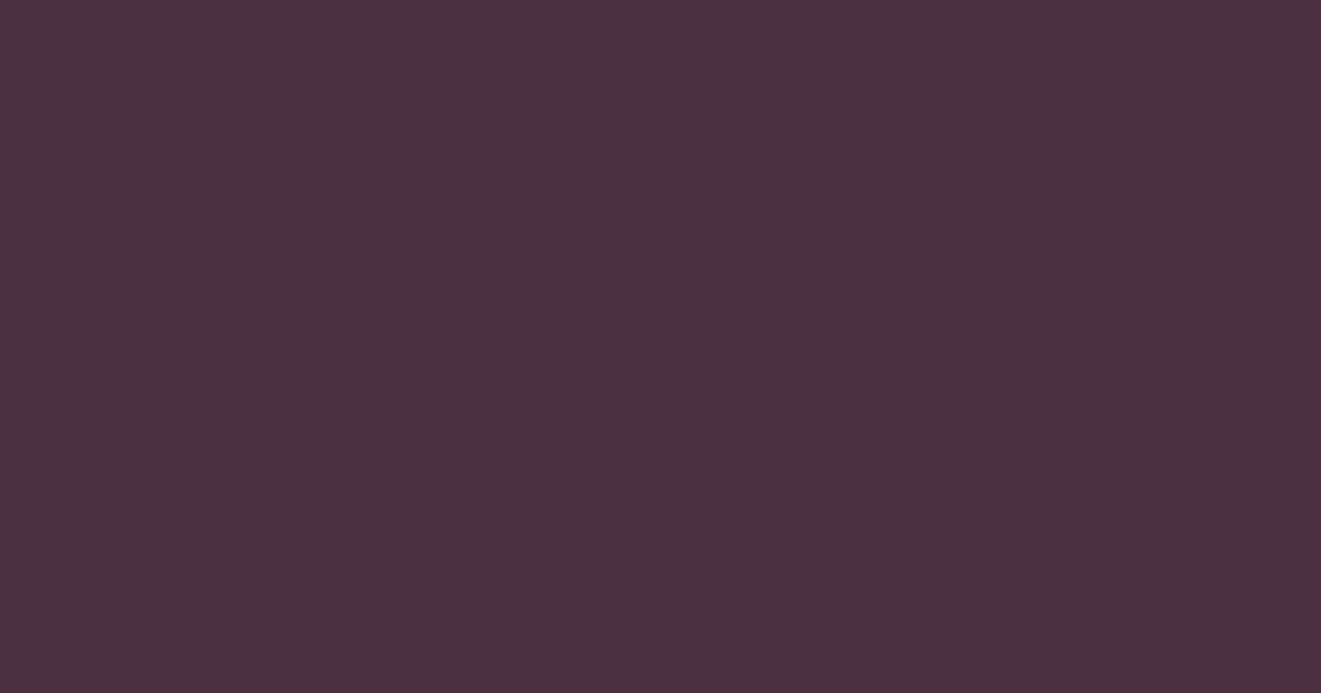 #4b3042 matterhorn color image