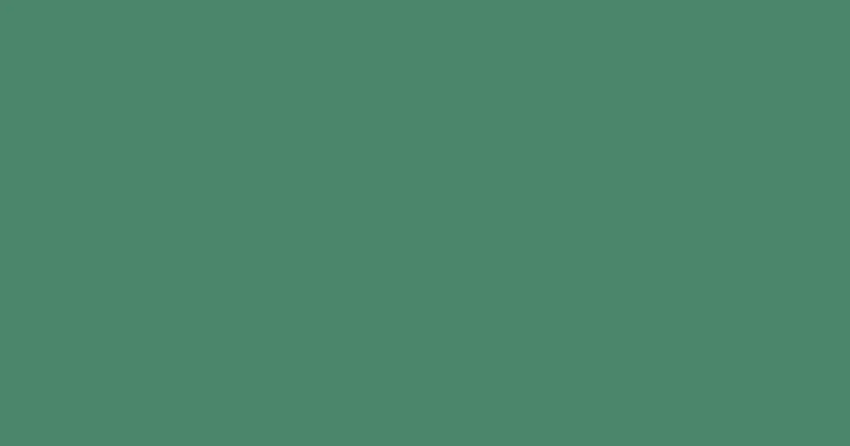 #4b856b viridian color image