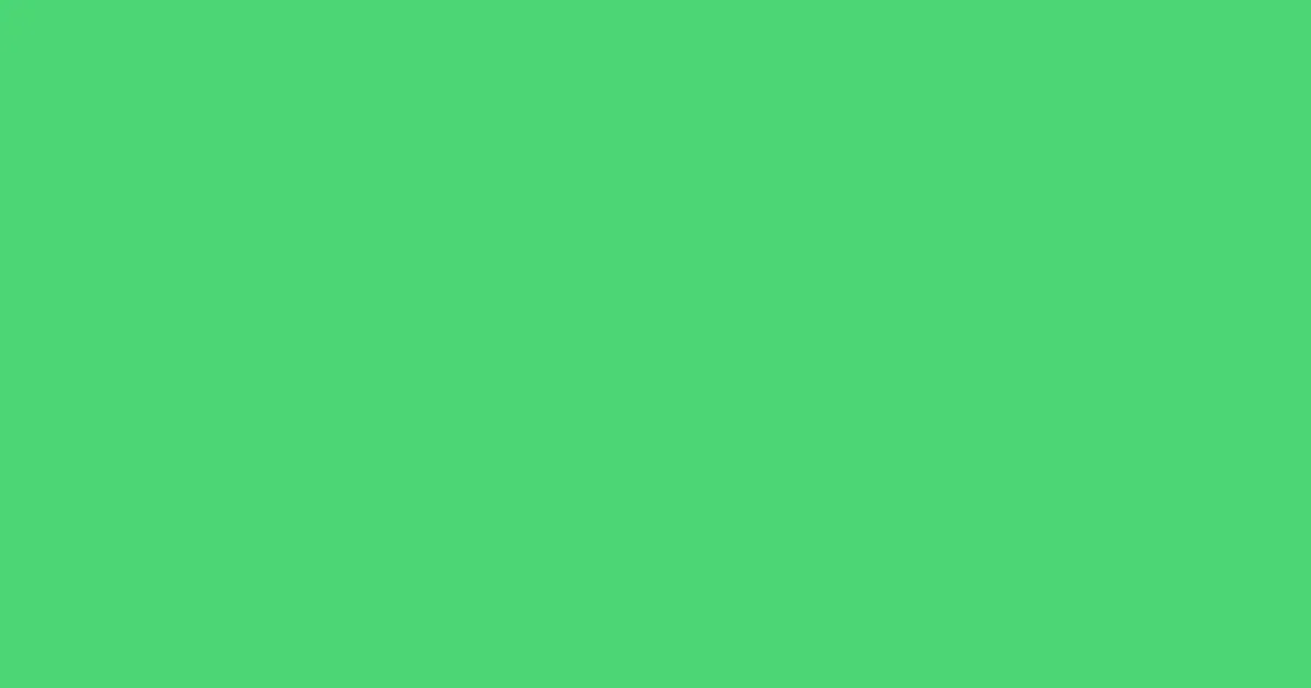 #4bd675 emerald color image