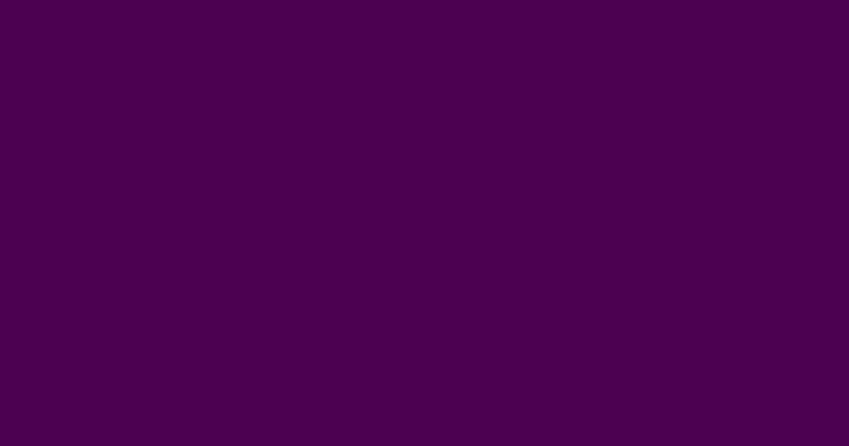 #4c0152 ripe plum color image