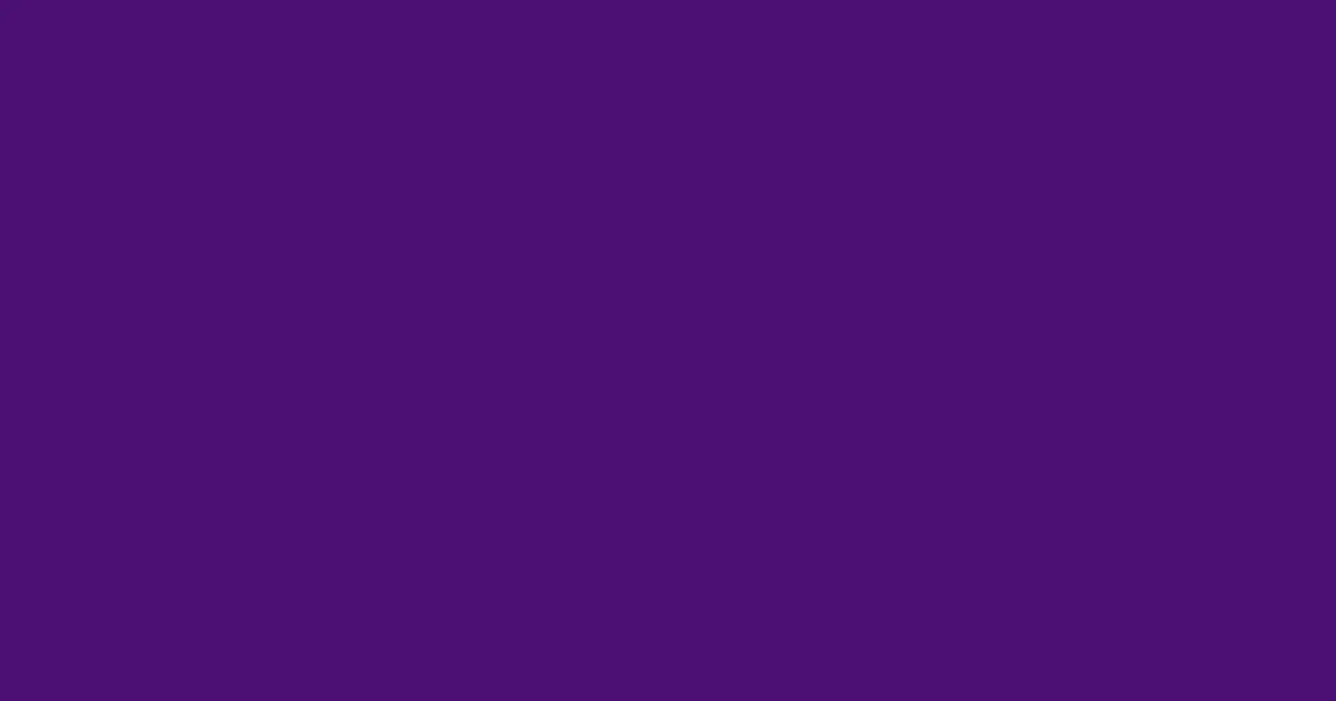 #4c1174 persian indigo color image