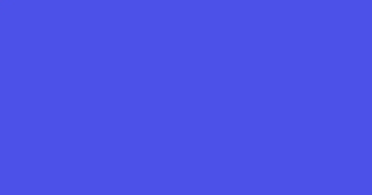 4c51e9 - Royal Blue Color Informations