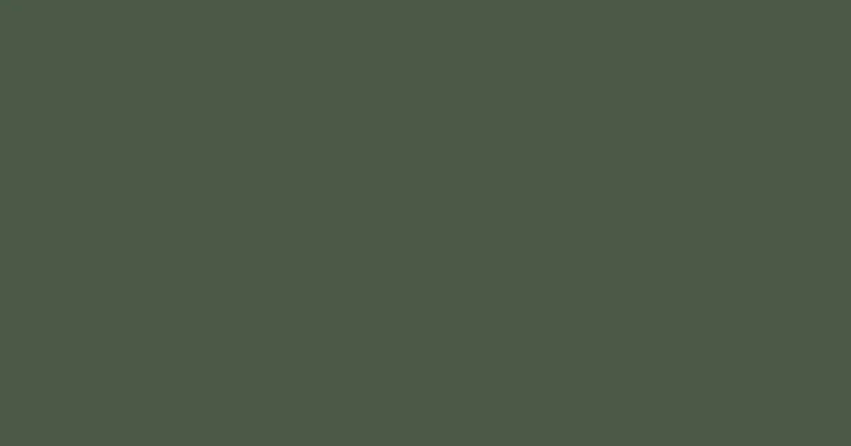 #4c5a48 gray asparagus color image