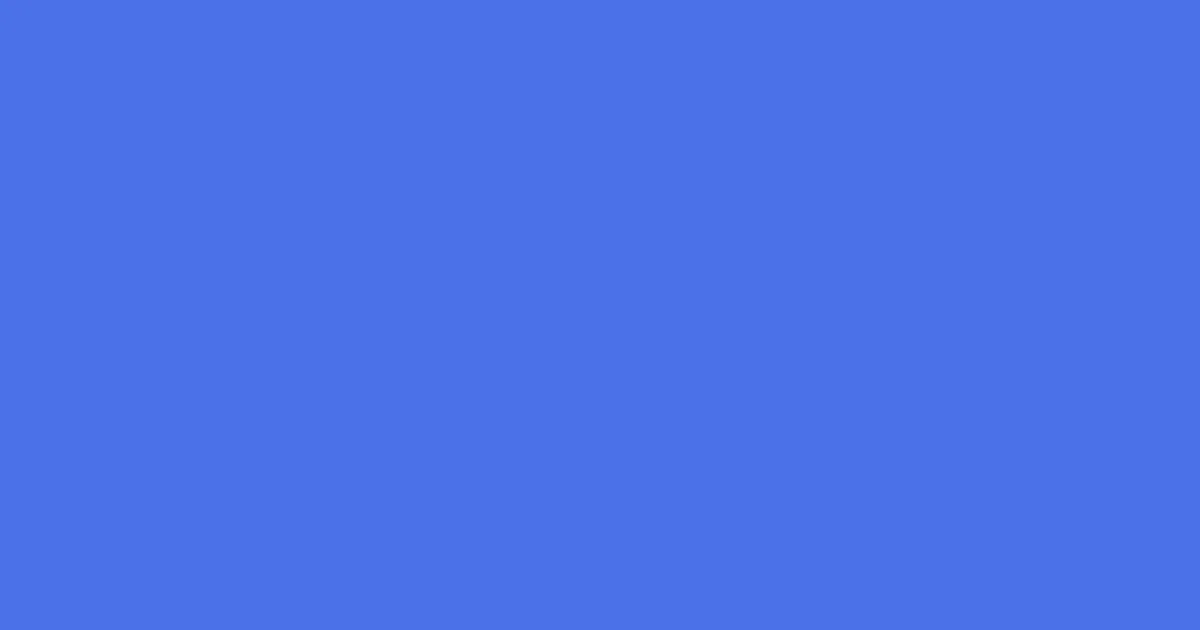 4c71e9 - Royal Blue Color Informations