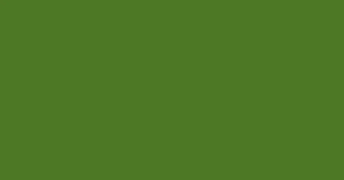 #4c7826 fern frond color image