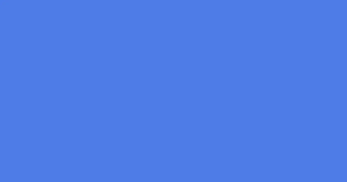 4c7ce6 - Royal Blue Color Informations