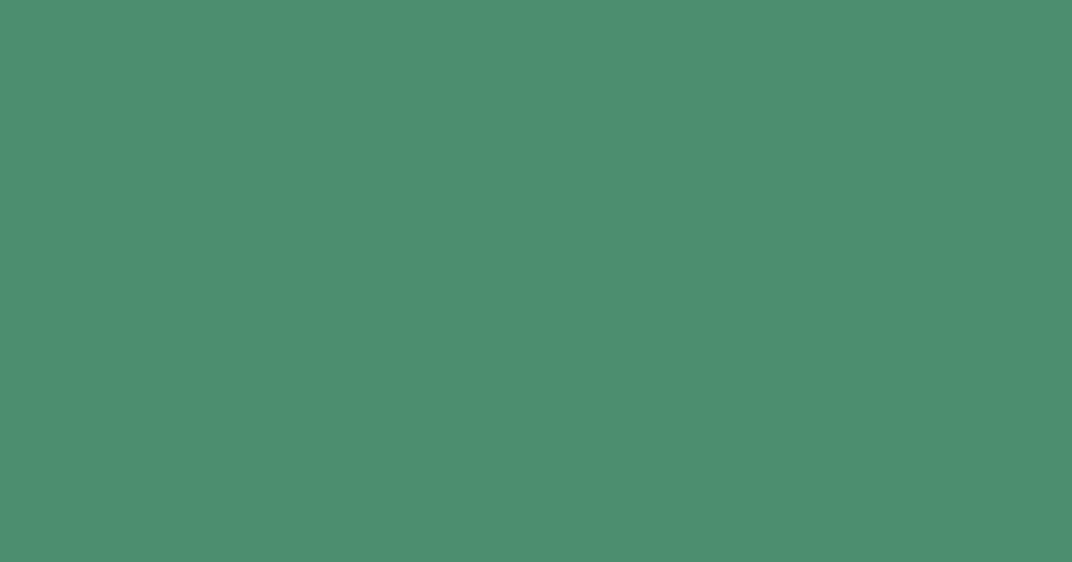 #4c8e6e viridian color image