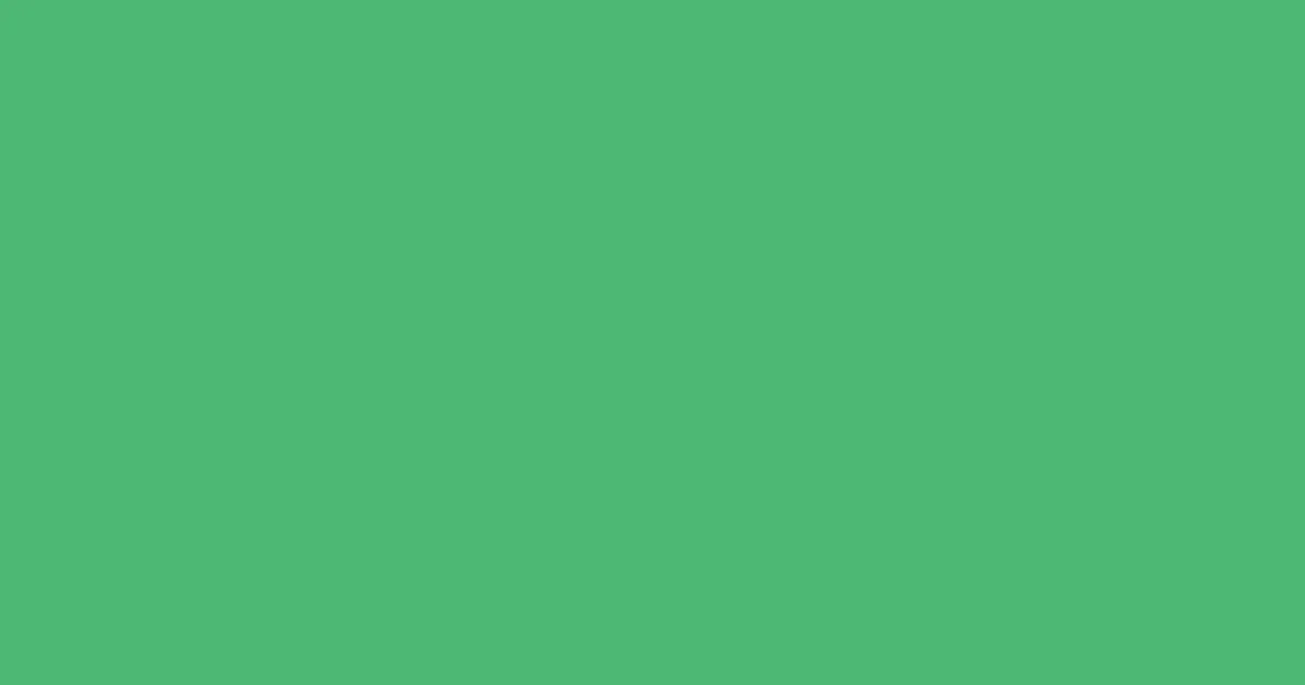 #4cb873 ocean green color image