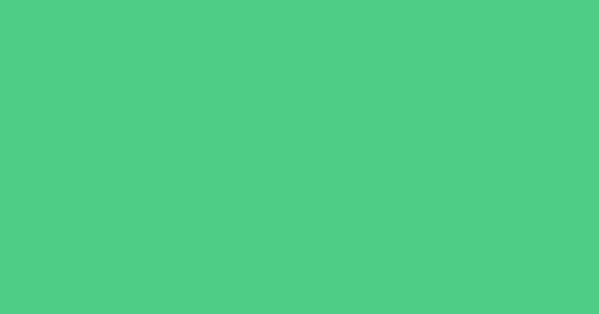 #4ccd87 emerald color image