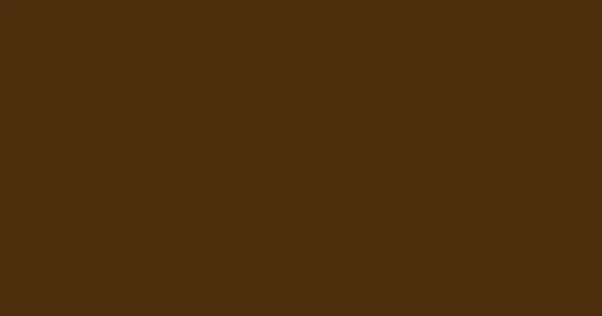 #4d2e0e cioccolato color image
