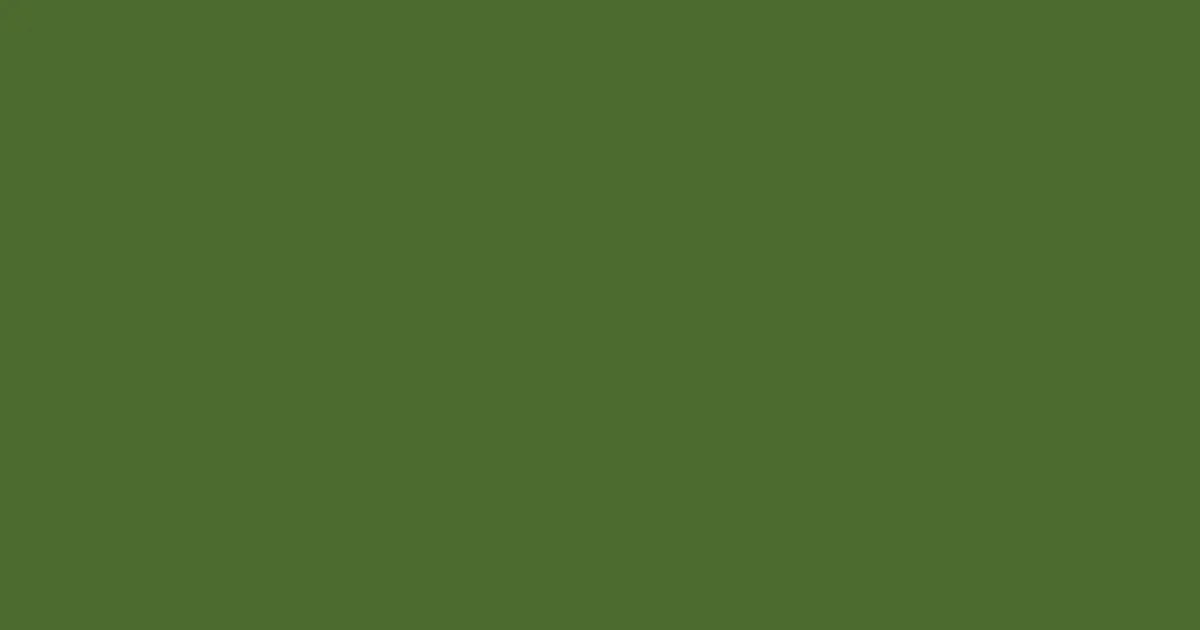 #4d6b2f chalet green color image