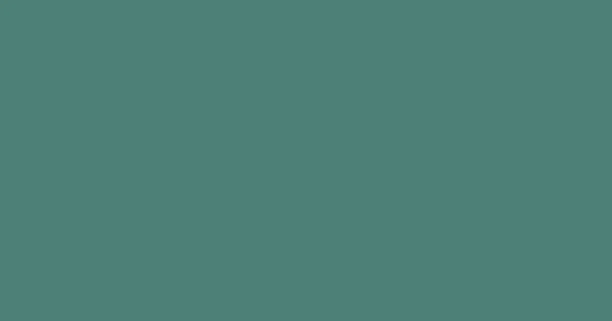 #4d8175 wintergreen dream color image