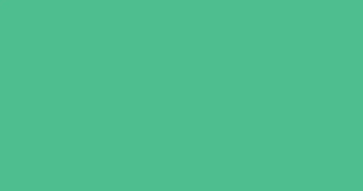#4dbe8f ocean green pearl color image