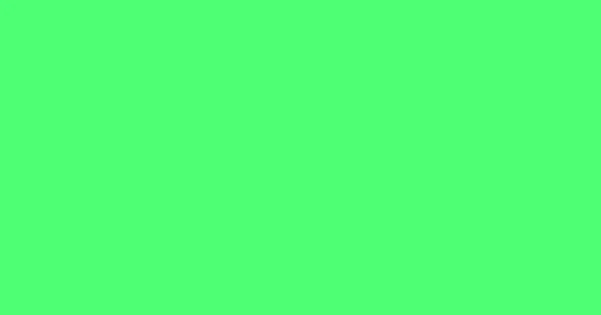 #4dff72 screamin' green color image