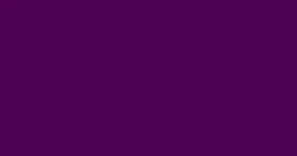 #4e0152 ripe plum color image