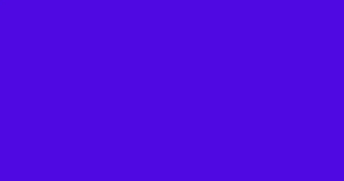 #4e09e2 electric violet color image