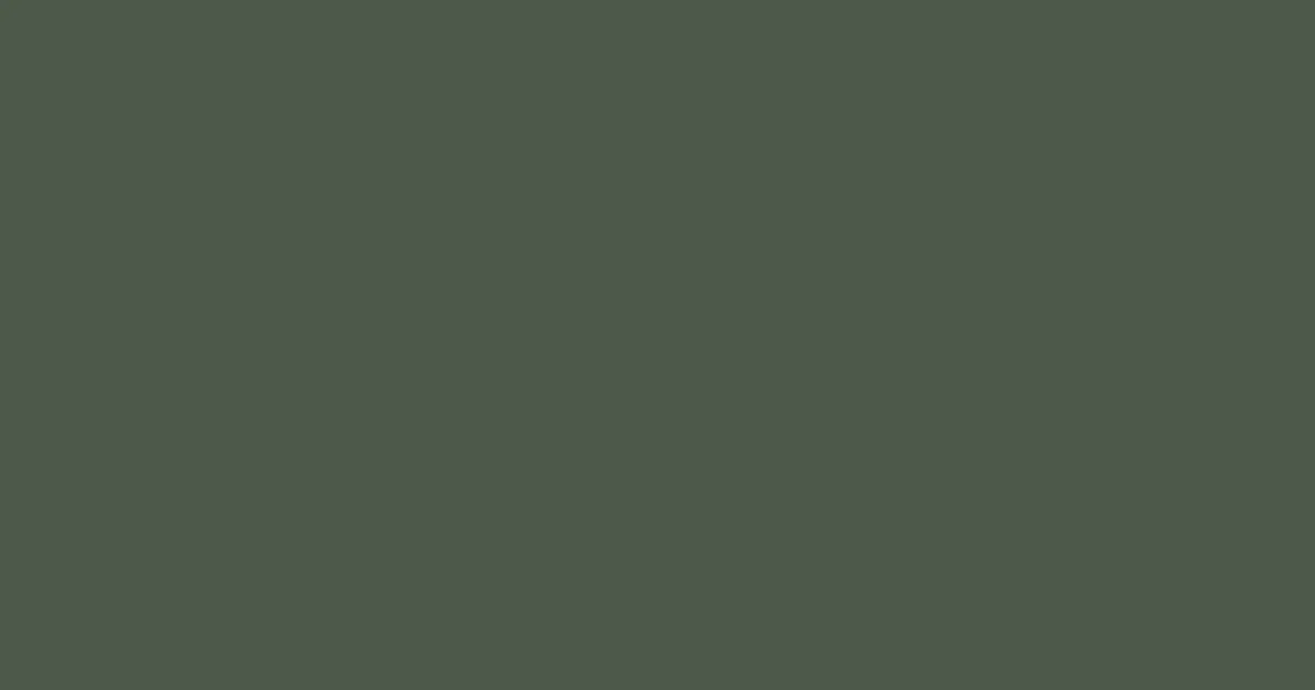 #4e594b gray asparagus color image