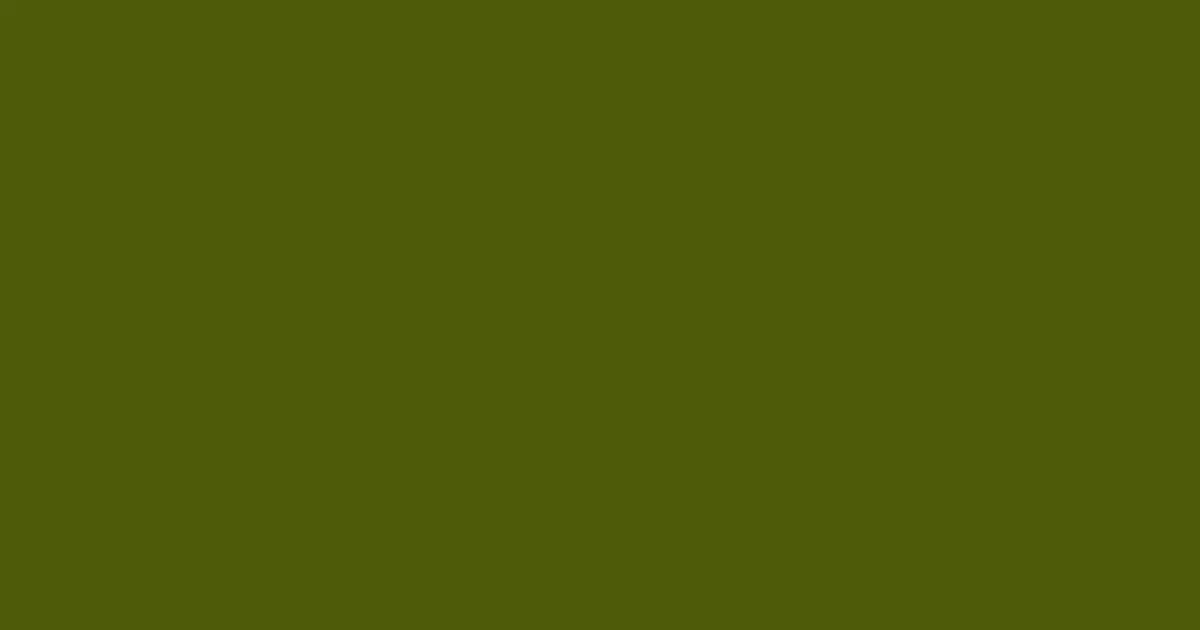 #4e5c0a green leaf color image