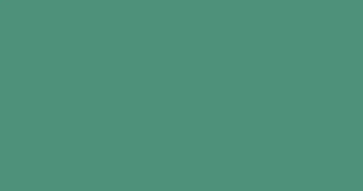 #4e917b wintergreen dream color image