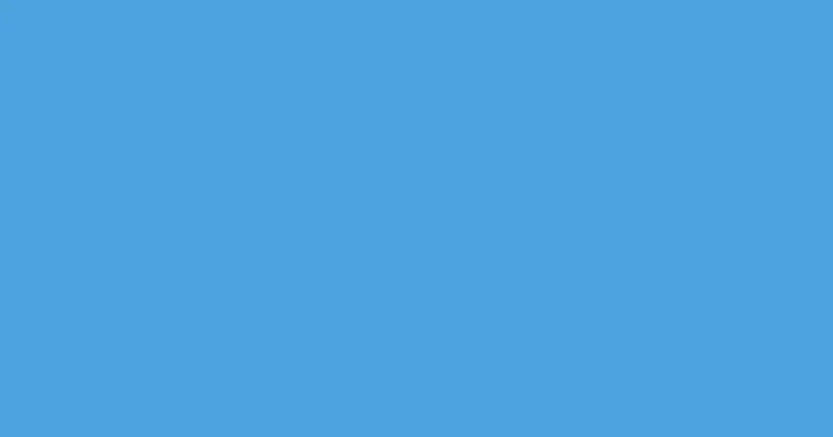 #4ea3df havelock blue color image
