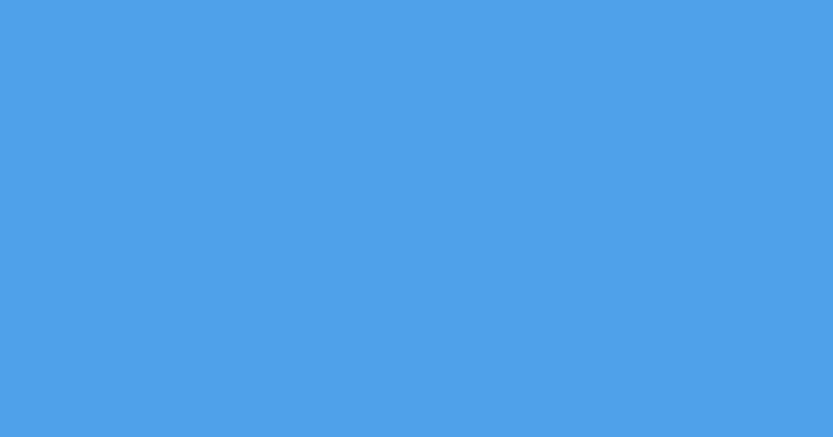#4ea3eb picton blue color image