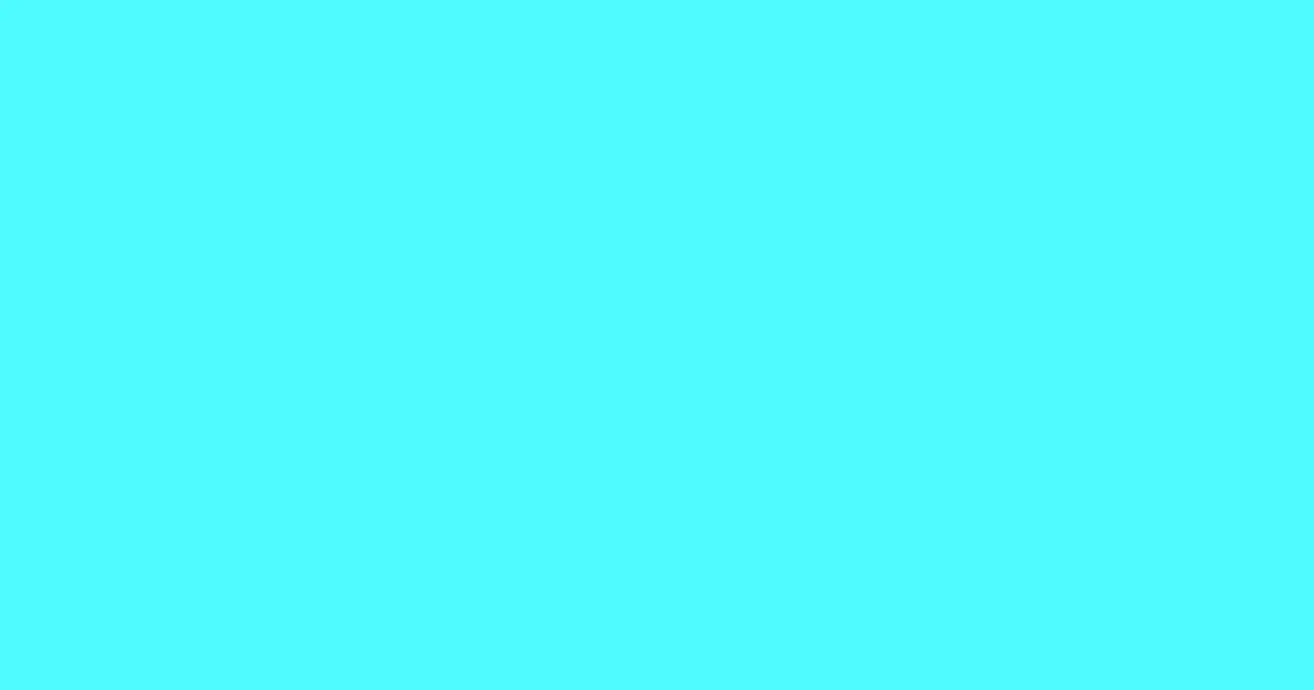 #4efbff aquamarine color image