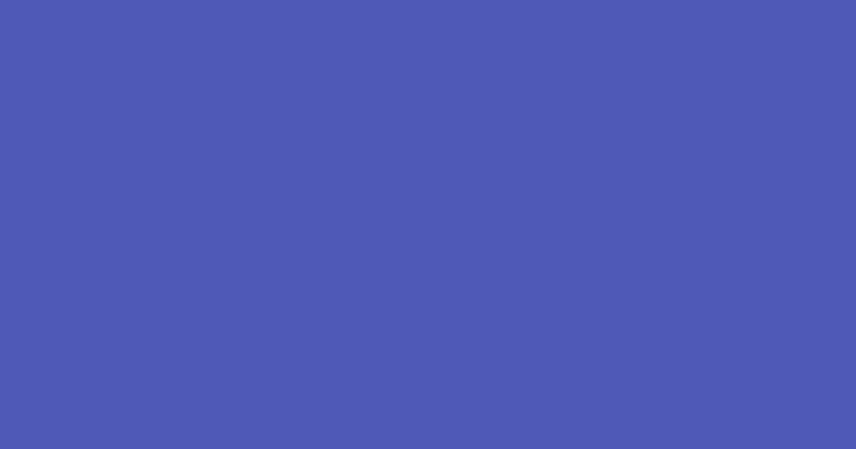 #4f58b8 blue violet color image