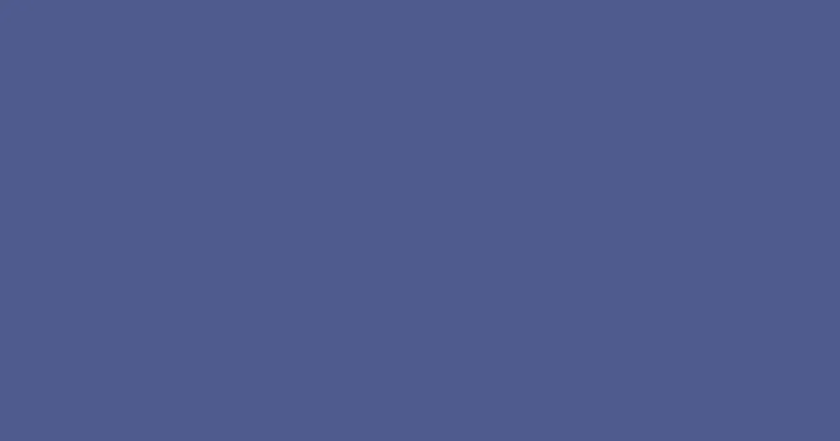 4f5a8e - Kashmir Blue Color Informations
