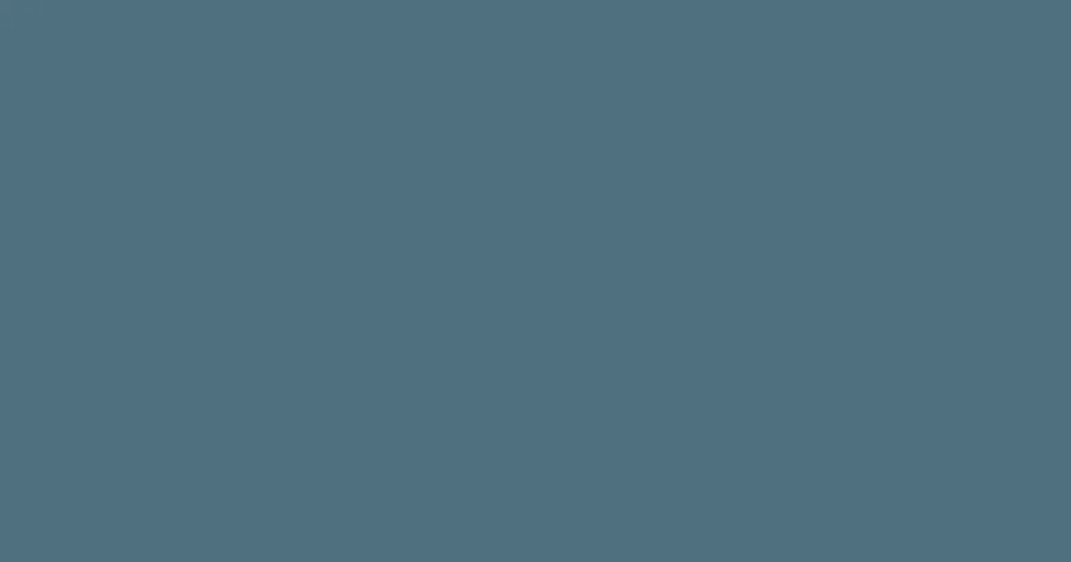 #4f7180 blue bayoux color image