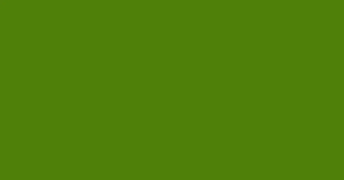 #4f810a green leaf color image