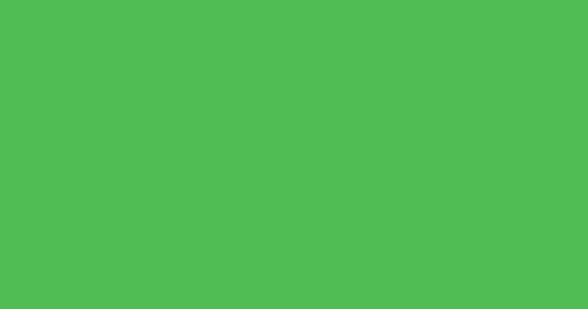 #4fbe55 chateau green color image