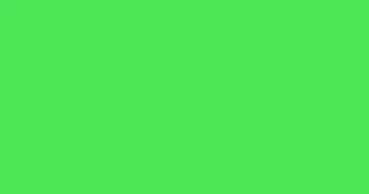 #4fe55a pastel green color image